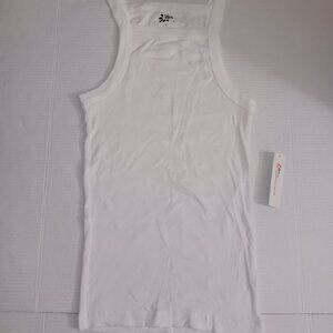 IBSport  WHITE LARGE COTTON TANK-TOP